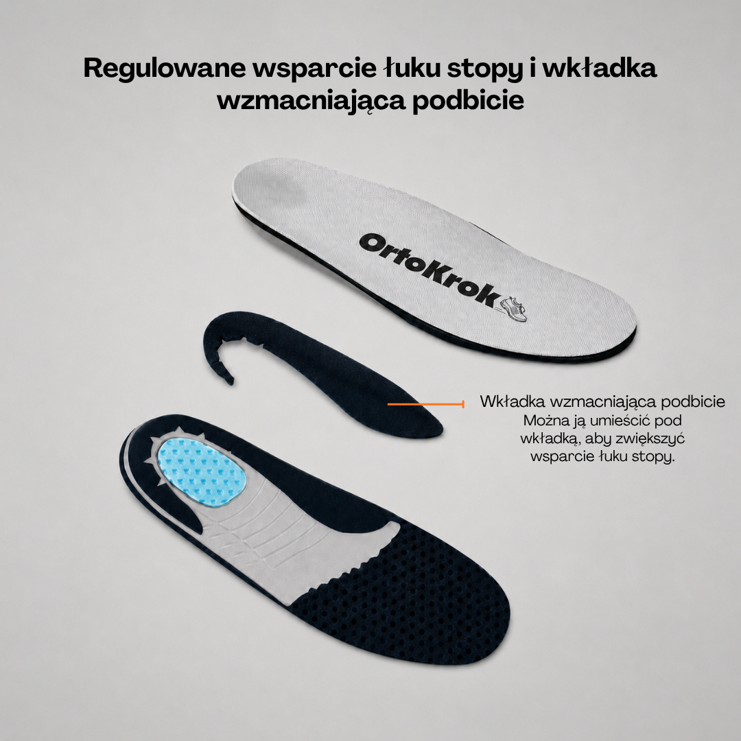 OrtoKrok - Buty z Elastyczną Puduszką Ergonomiczną