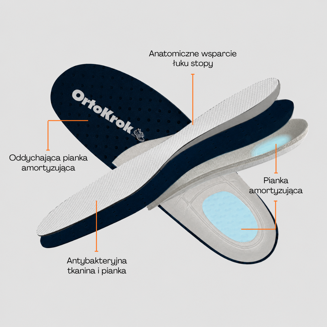 OrtoKrok - Buty z Elastyczną Puduszką Ergonomiczną