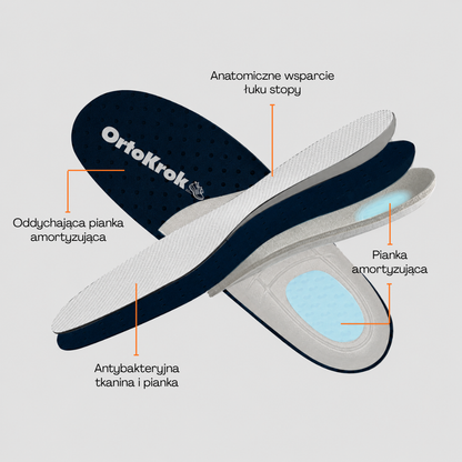 OrtoKrok - Buty z Elastyczną Puduszką Ergonomiczną